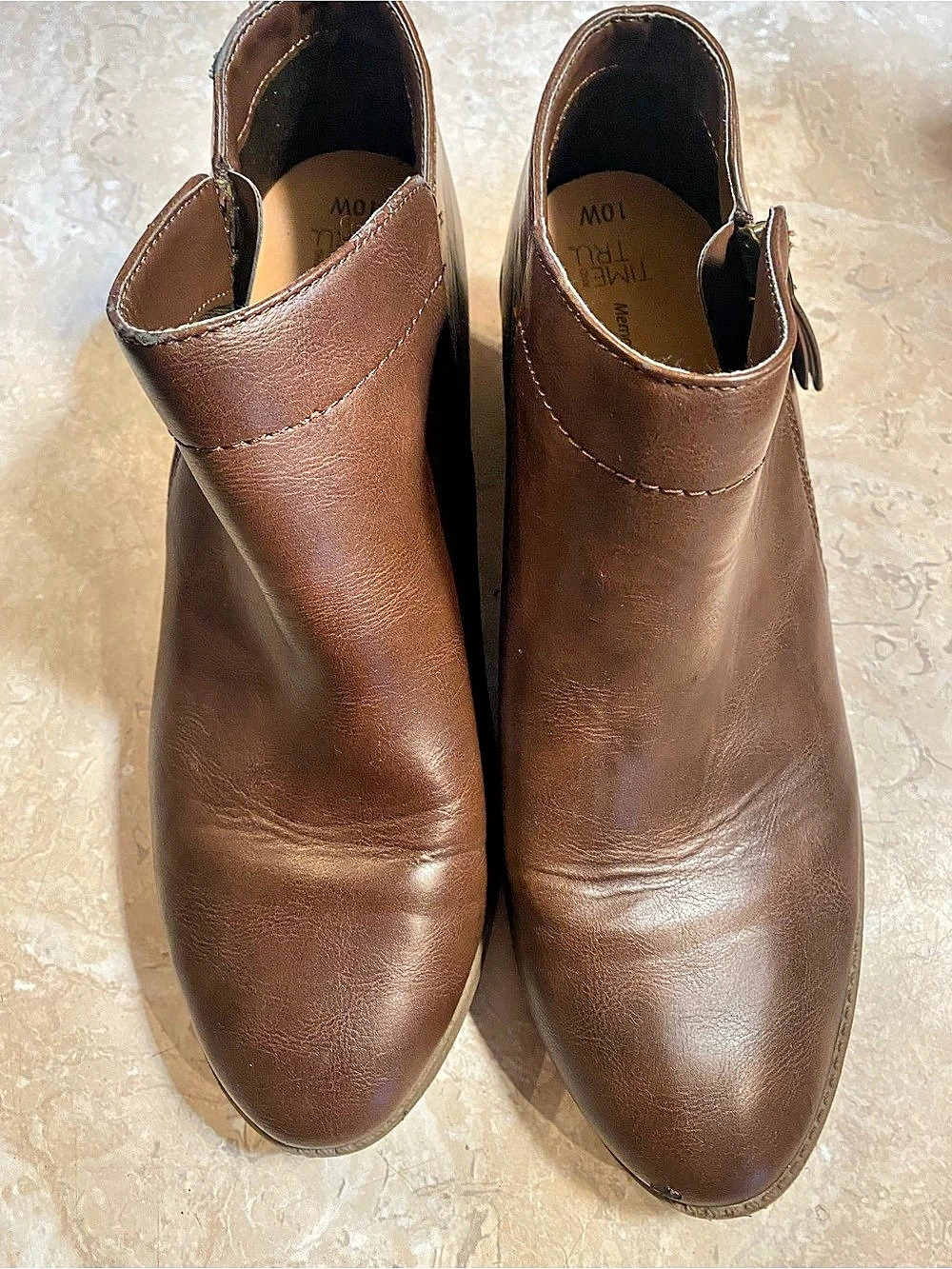 Time and Tru ankle booties Brown US 10W